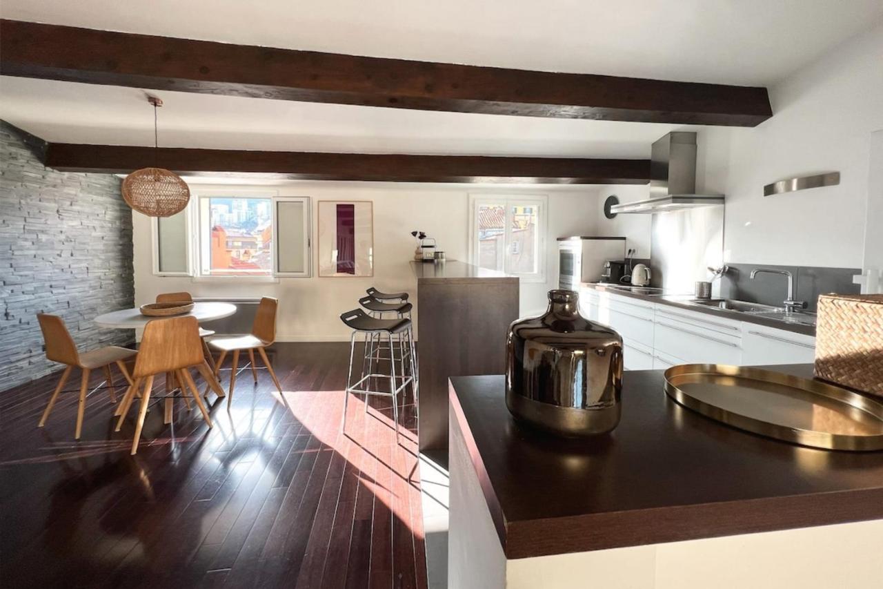 Grand Apt Au Coeur D'Ajaccio - Ac & 5Min Plage Apartment Luaran gambar